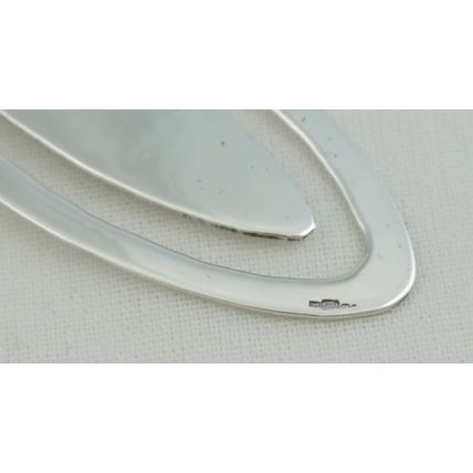 Vintage Sterling Silver Rabbit Bookmark, Birmingham 1991, 80mm, 8g.