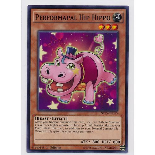 YuGiOh Arc-V SP15-EN015 Performapal Hip Hippo 1st Edition