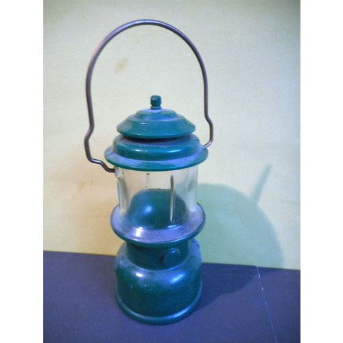 Avon Vintage Glass Bottle,Green Coleman Lantern