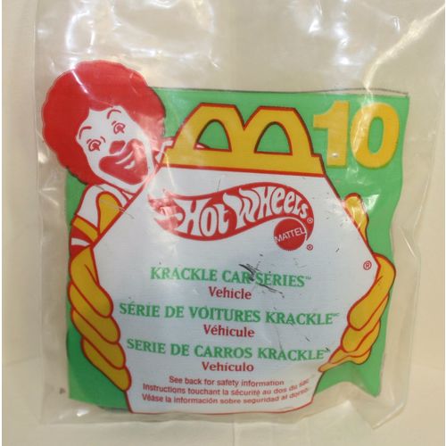 1996 McDonalds Hot Wheels #10 Krackle Car Series Mint in Package