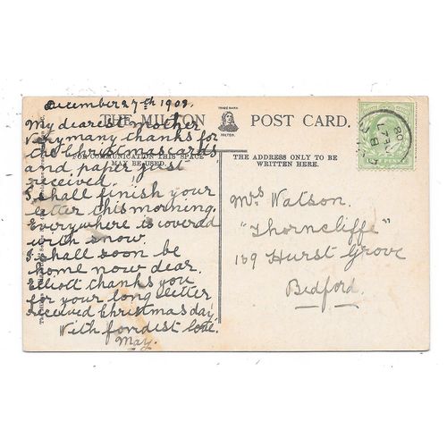NICE PRINTED POSTCARD CHAPTER HOUSE MARGAM PARK GLAMORGANSHIRE POSTED 1908(1930)