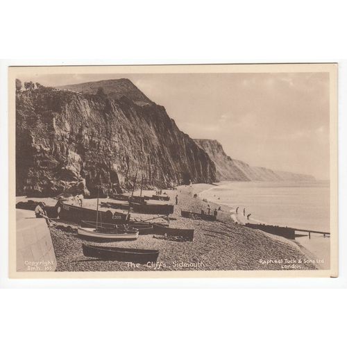 The Cliff's Sidmouth Postcard Devon 105