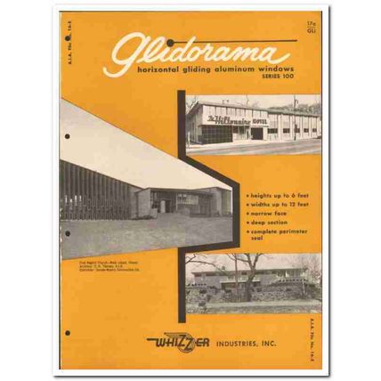 Wizzer Industries Inc 1958 vintage windows catalog aluminum horizontal