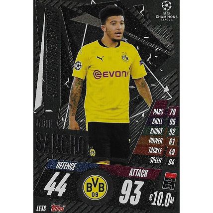 Match Attax UCL & UEL Extra 2020-21: Silver Ltd Edition - B. Dortmund, Sancho (J
