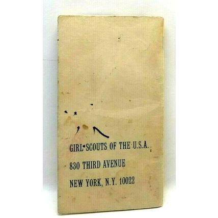 Vintage 1956 Girl Scout Pocket Songbook Camping (D6)