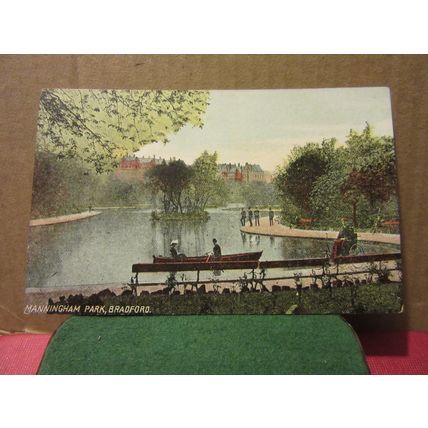 MANNINGHAM PARK, BRADFORD, YORKSHIRE antique postcard by Woolstone Bros