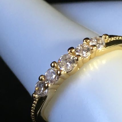 Ring Wedding Simple Yellow Gold Plate Slim #285 USA Seller