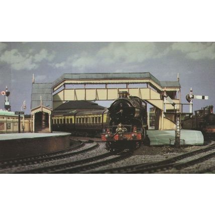 King George V Train at Pen Tor Junction Postcard