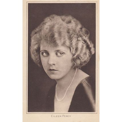 Eileen Percy Silent Movie Actress Antique Postcard