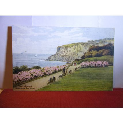 KEATS GREEN, SHANKLIN by A. R. Quinton , ISLE OF WIGHT unused vintage postcard =