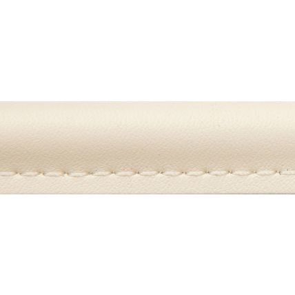 Pair Of Genuine Leather Replacent Bag Handbag Handles (Ivory - 60cm)