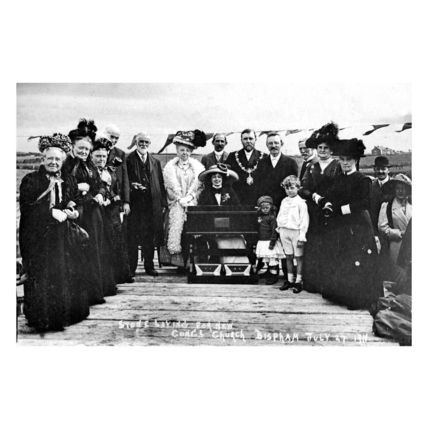 pt7258 - Bispham Congregational Church Stone Laying , Lancs - print 6x4