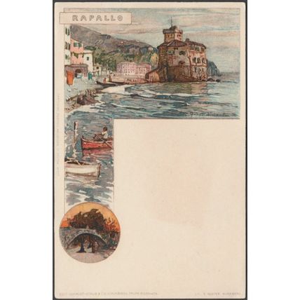 Manuel Wielandt - Rapallo, Genova, c.1900 - Schmidt-Staub Cartolina