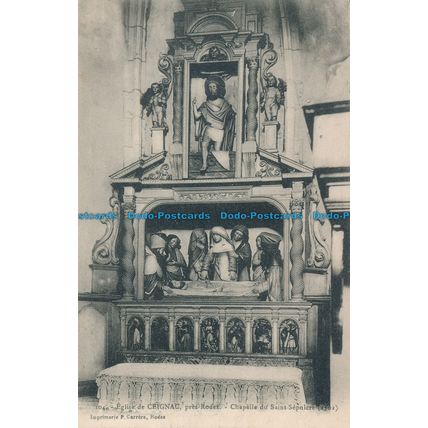 R054045 Eglise de Ceignac pres Rodex. Chapelle du Saint Sepulcre