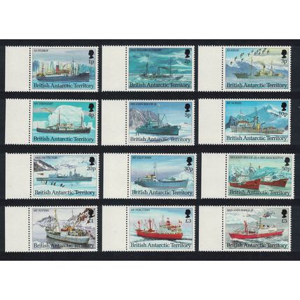 BAT Ships 12v Margins 1993 MNH SG#218-229 MI#203-214