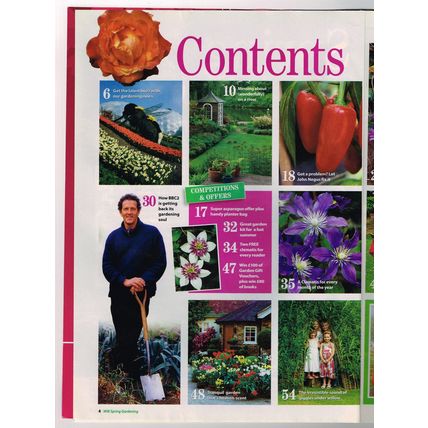 Woman's Weekly Gardening Magazine Spring March 2011 Living Series