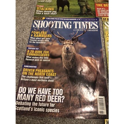 Shooting Times x 7 issues, 2007, job lot