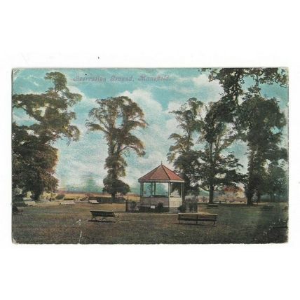 Recreation Ground, Mansfield, Nottingham, Postcard.