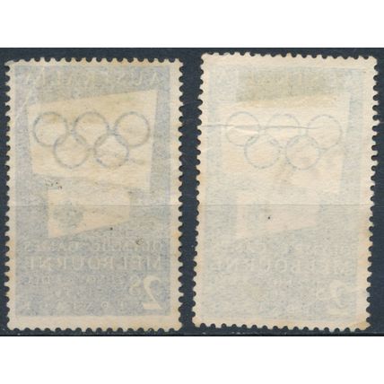Olympic Games Propaganda - Australia 1954/55 - FH - SG 280 & 280a