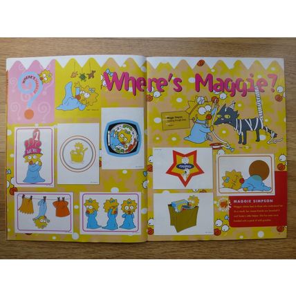 Panini The Simpsons Springfield Sticker Collection - Complete Sticker Album