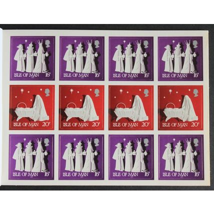 IOM ISLE OF MAN 1991 CHRISTMAS PEACE ON EARTH STITCHED BOOKLET SB28 £4.16 MNH