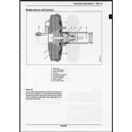 Saab 900 Brakes Workshop Manual 1994 1996 199525706 PDF