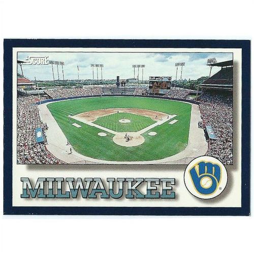 1994 Score - #324 - Milwaukee Brewers Checklist