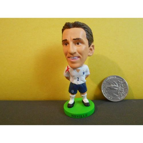 CORINTHIAN MICROSTARS SOCCERSTARZ NEVILLE FOOTBALL FIGURE,PR098,2005