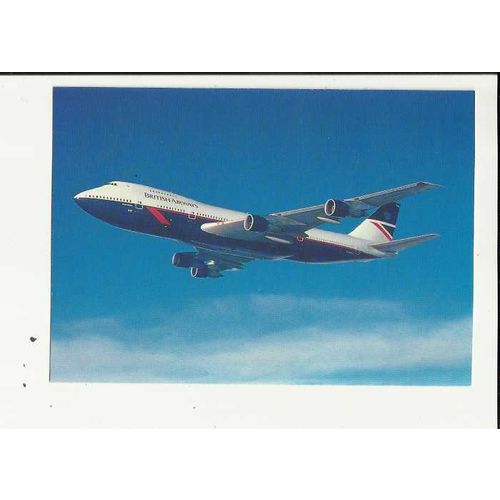 Aviation BRITISH AIRWAYS BOEING 747 Company Postcard (PC001)