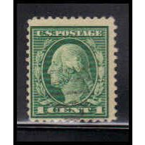 Used 498 1c George Washington Just Clears K3153