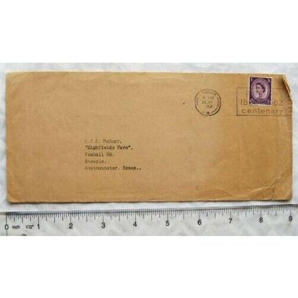 1963 envelope Pudney, Steeple, Southminster