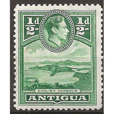 Antigua 1938 SG98 1/2d Green Mounted Mint ..