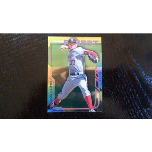 2014 Topps Finest Card # 088 Stephen Strasburg Mint (9) Washington Nationals