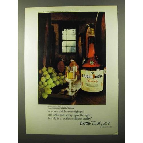 1971 Christian Brothers Brandy Ad - Careful Choice