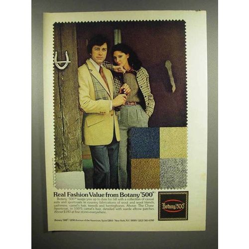 1978 Botany 500 Clothes Ad - Real Fashion Value