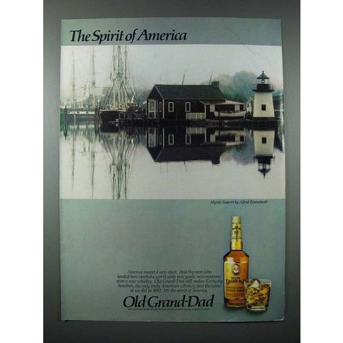 1981 Old Grand Dad Bourbon Ad - Alfred Eisenstaedt
