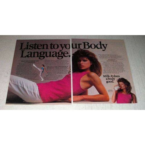 1985 National Dairy Board Milk Ad - Body Language