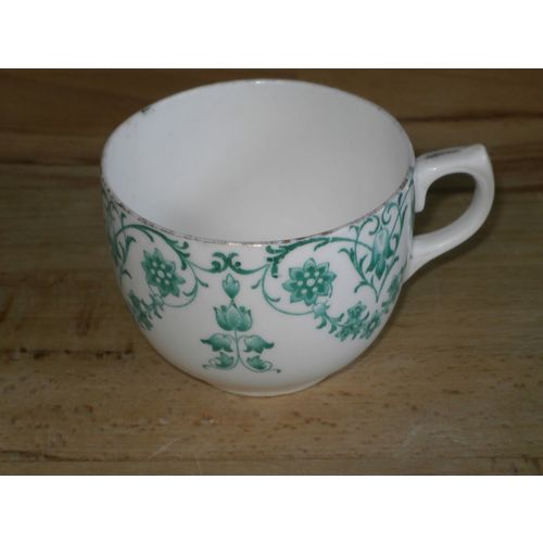 Antique Robinson & Son Foley China Green & White Tea Cup