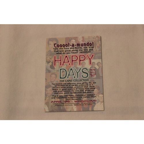 1998 DuCards Happy Days Promo 2