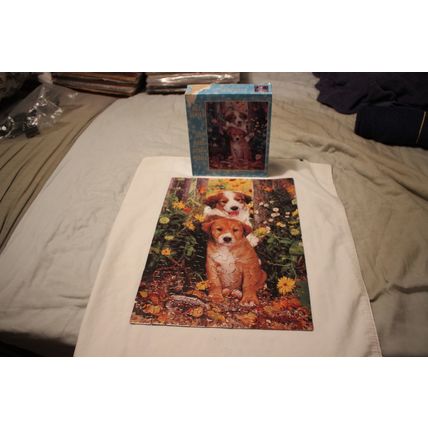 LET ME THROUGH DOGS PUPPIES COMPLETE Puzzle