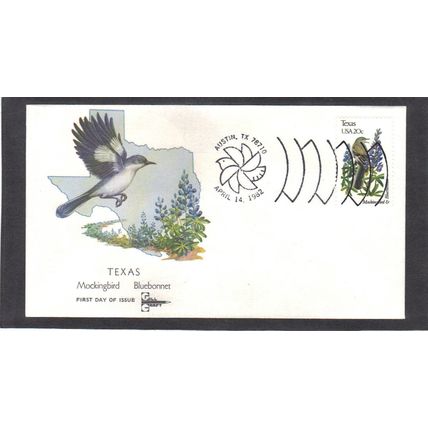 FDC Gill Craft 1995a 20c Mockingbird (Cachet-U/A) CV39895