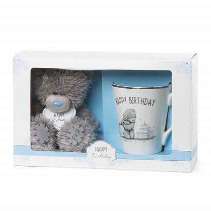 Me To You Happy Birthday Mug & 4" Tatty Teddy Plush Box Set