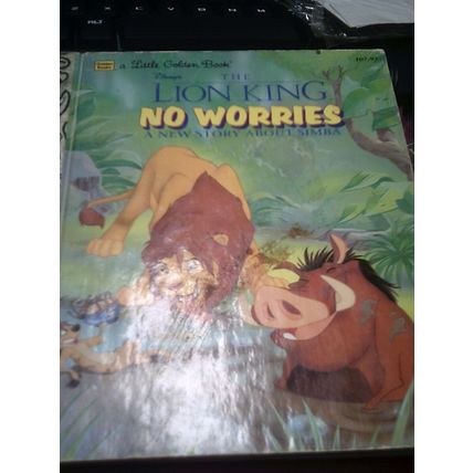 Disney's The Lion King No Worries Little Golden Book hardcover