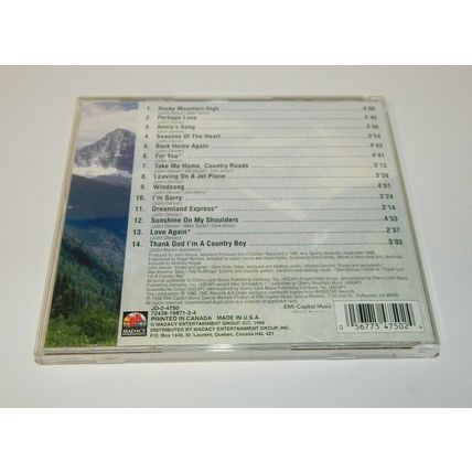 The Best of John Denver Music CD 14 Songs 1988 Madacy Entertainment