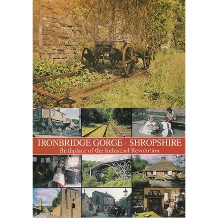 Cast Iron Truck at Abraham Darby Furnace Site Coalbrookdale Train 2x Postcard s