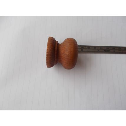 DOOR KNOB X 1 WOODEN ( 7) (09/01) # # x 1