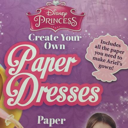 Disney Princess Create Your Own Paper Dresses Book
