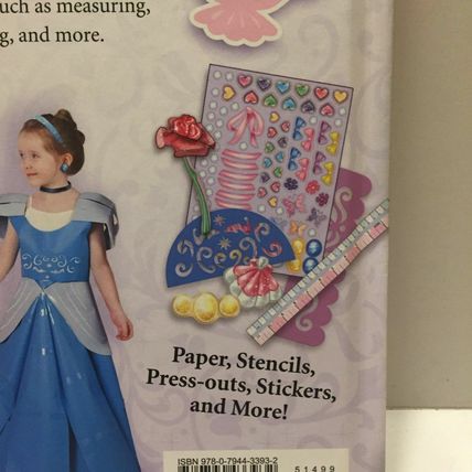Disney Princess Create Your Own Paper Dresses Book