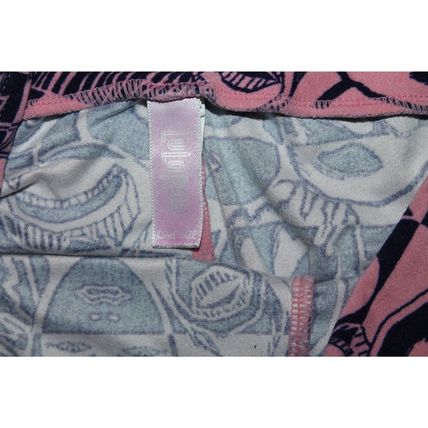 Womens Pink Tween Leggings One Size 0-12 OS LulaRoe Disney Villains Snow White