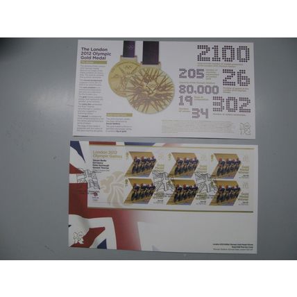 Team GB FDC Cover -2012 London Olympic Games Winner -Mens Team Pursuit, Cycling